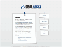 Tablet Screenshot of gmathacks.com